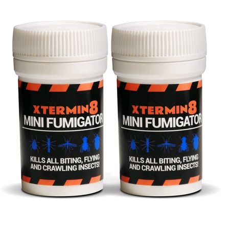 2 spider killer fumgigator smoke bombs Xtermin8Prob spiders